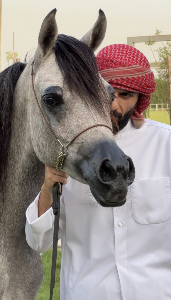 Hamad Allahem, a personality who dives deeply into the hearts of Arabian Horses