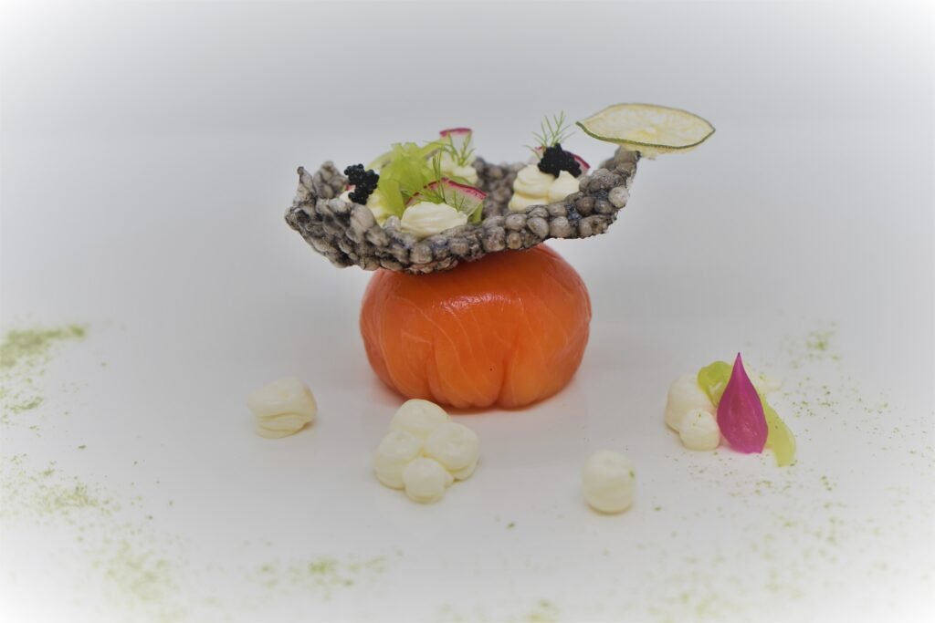 Salmon Pearl by Chef Mohamad Chabchoul