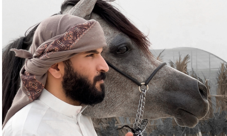 Hamad Allahem, a personality who dives deeply into the hearts of Arabian Horses