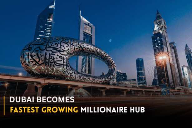 Dubai becomes the world's fastest growing hub.