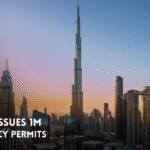 Dubai skyline as the UAE issues over 1 million residency permits and 66,000 Golden Visas in the first half of 2026.