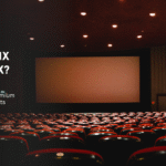 Cinema auditorium highlighting IMAX, ScreenX and 4DX viewing formats