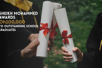 Sheikh Mohammed honours UAE’s top high school graduates with Dh100,000 reward.