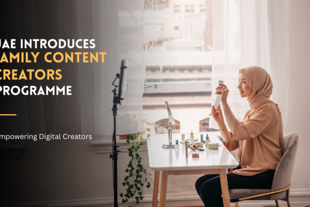 UAE female digital content creator.
