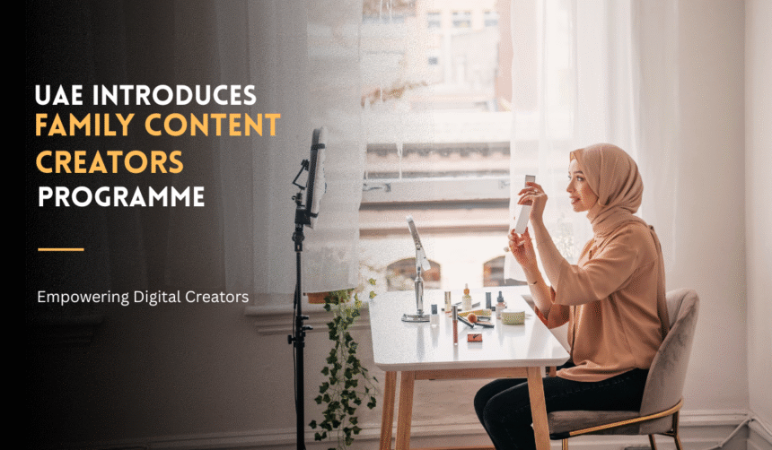 UAE female digital content creator.