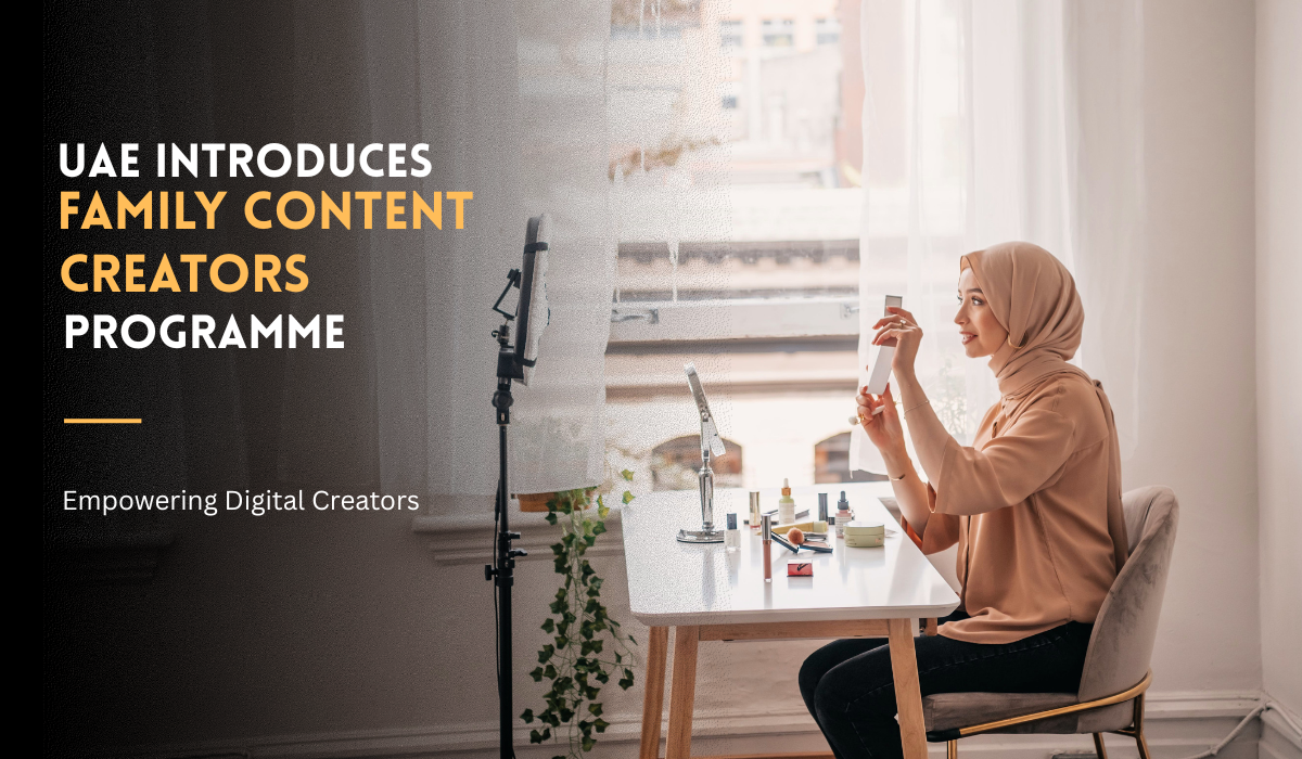 UAE female digital content creator.