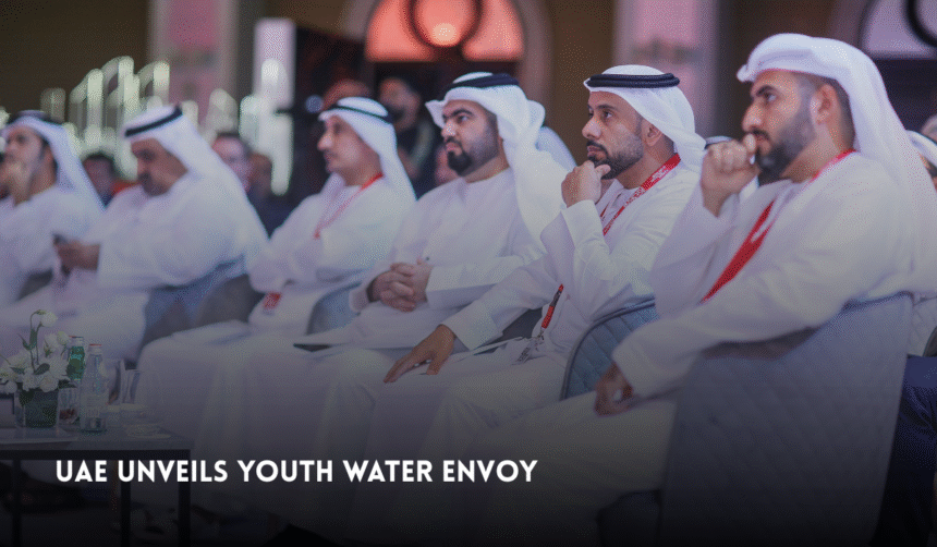 Officials attend the launch of the UAE Global Youth Water envoys Programme.