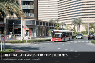 Abu Dhabi Free Hafilat card for high achieving students.
