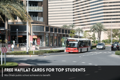 Abu Dhabi Free Hafilat card for high achieving students.