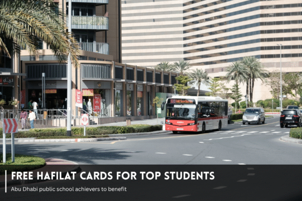 Abu Dhabi Free Hafilat card for high achieving students.