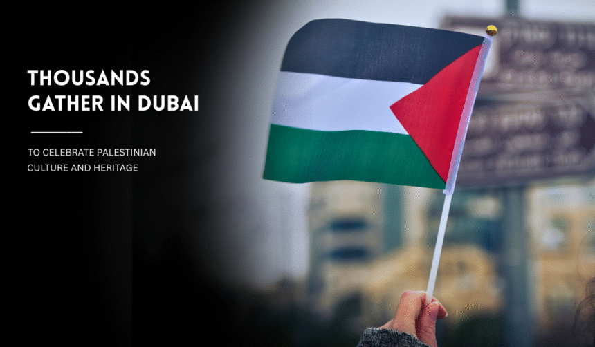 Emirates Loves Palestine cultural celebration at Expo City Dubai.