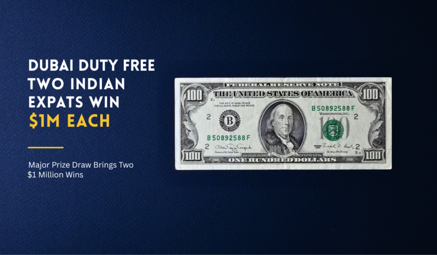 Dubai Duty Free draw: Two Indian expats win $1 million each