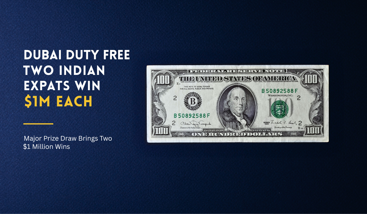 Dubai Duty Free draw: Two Indian expats win $1 million each