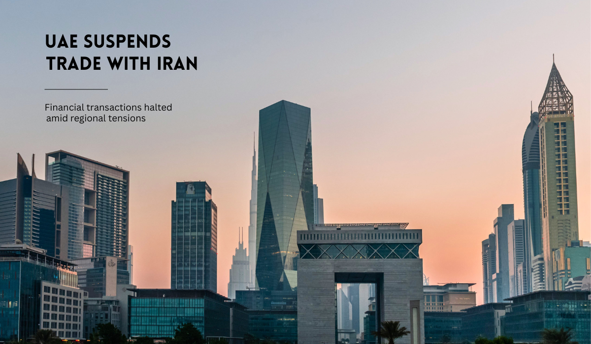 Dubai financial market and UAE-Iran trade