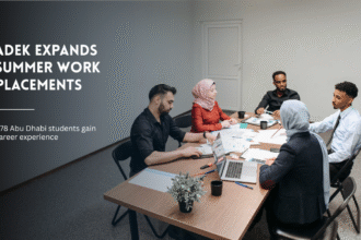 Abu Dhabi students gain career experience through ADEK's Summer 2026 Work Placement Program.