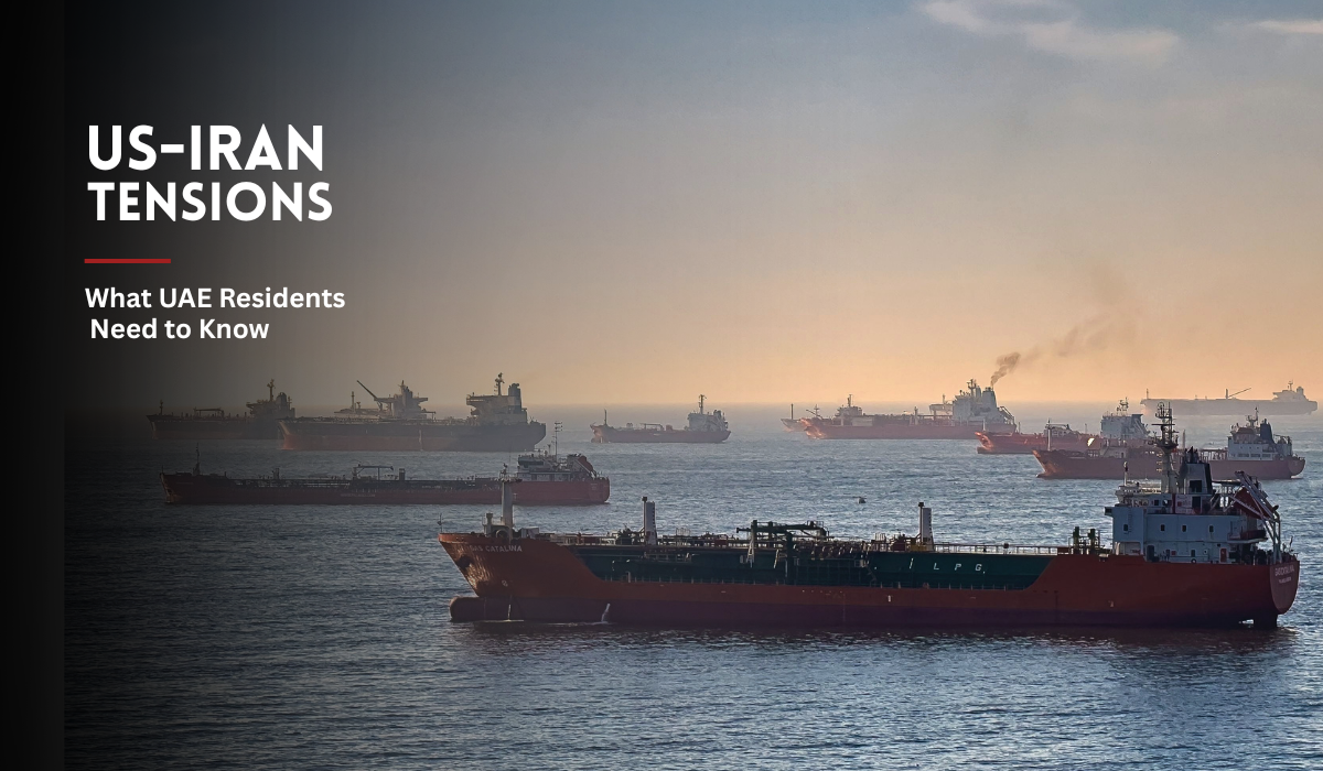 Oil tankers sailing through the Strait of Hormuz amid US-Iran tensions.