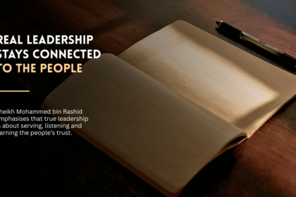 Sheikh Mohammed shares leadership lessons with Sheikh Hamdan.