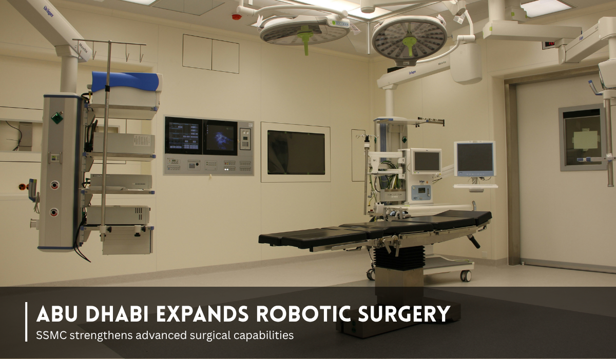 SSMC expands robotic surgery in Abu Dhabi.