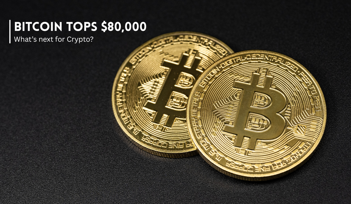 Bitcoin rises above $80,000 as crypto investors watch the next price move.