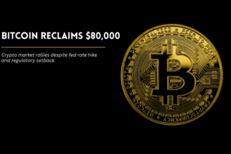 Bitcoin price rise above $80,000.