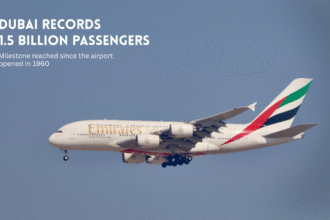 Dubai airport reaches 1.5 billion passengers.