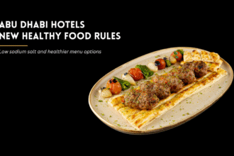 Abu Dhabi hotels introduce healthier food options and low sodium salt rules.