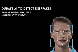 Dubai SARAAB AI model for deepfake video detection at GISEC Global 2026.