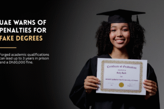 UAE academic certificate forgery can lead to prison and Dh30,000 fine.