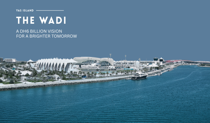 Yas Island waterfront and attractions in Abu Dhabi.