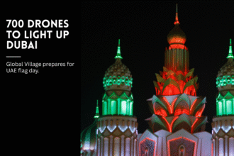 Global village drone show.