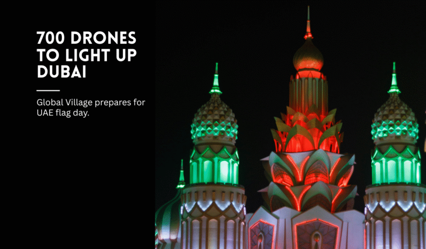 Global village drone show.