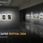 Sheikh Zayed Festival 2026 exhibition showcasing rare historical photographs and UAE heritage artefacts.