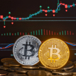 Bitcoin investment market imagery.